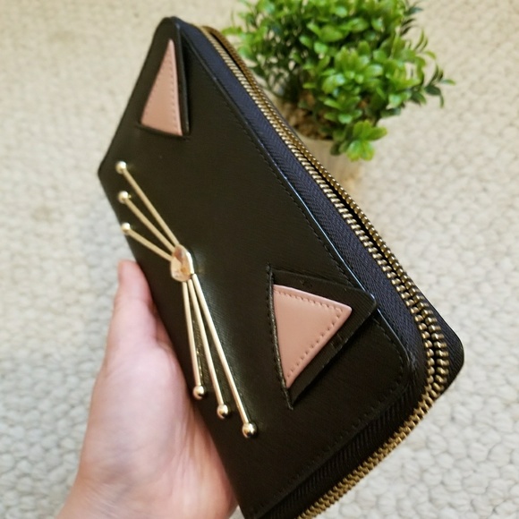 Kate Spade Neda Cat Jazz Things Zip Wallet - Picture 5 of 7